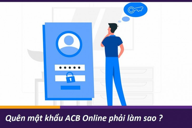 Hướng dẫn cách lấy lại mật khẩu ngân hàng ACB Online